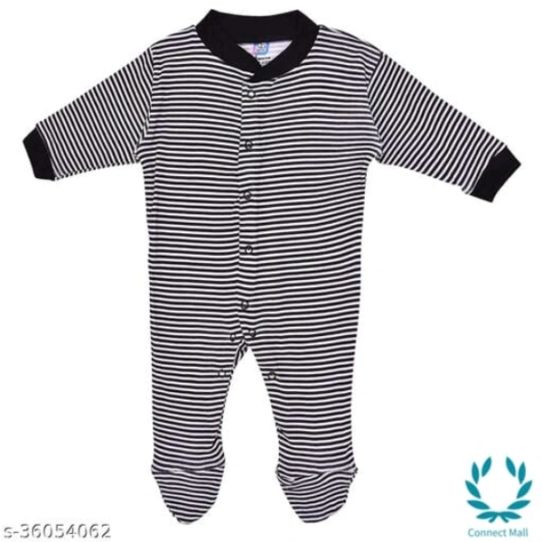New Born Baby Multi-Color Long Sleeve Body Suit,Romper,  - 6-9Months